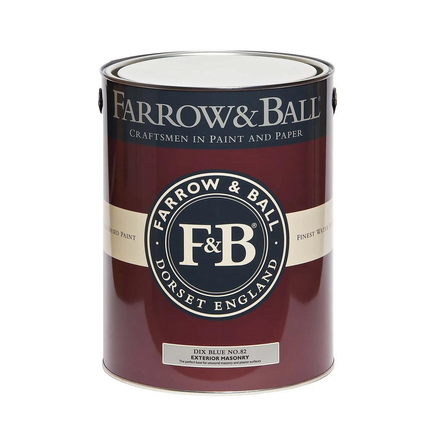Farrow & Ball Exterior Masonry Paint Dix Blue - 5L Farrow & Ball Exterior Masonry Paint Dix Blue - 5L -Best Paint Shop 12804007 1484951869225903