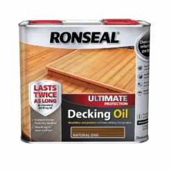 Ronseal Ultimate Protection Decking Oil Natural Oak - 2.5L