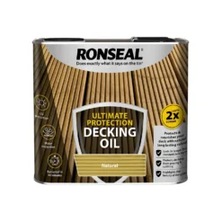 Ronseal Ultimate Protection Decking Oil Natural - 2.5L