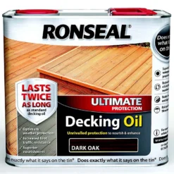Ronseal Ultimate Protection Decking Oil Dark Oak - 2.5L