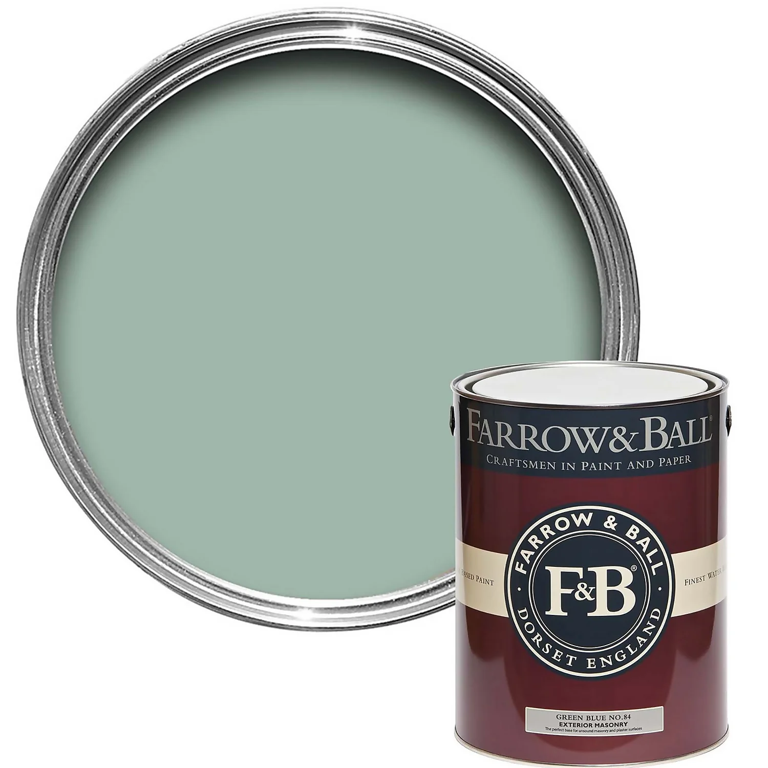 Farrow & Ball Exterior Masonry Paint Green Blue - 5L Farrow & Ball Exterior Masonry Paint Green Blue - 5L -Best Paint Shop 12804300 8844951869286728