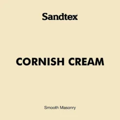 Sandtex Ultra Smooth Masonry Paint - Cornish Cream - 150ml -Best Paint Shop 12804324 2004870269630645
