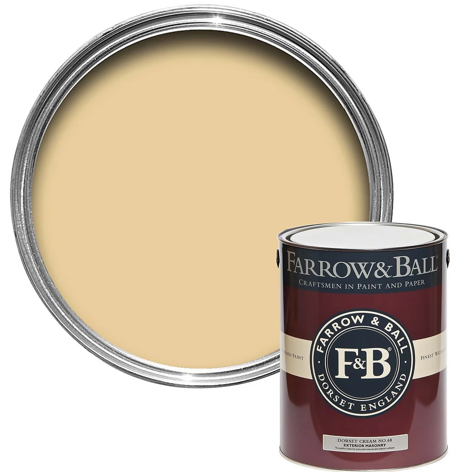 Farrow & Ball Exterior Masonry Paint Dorset Cream - 5L Farrow & Ball Exterior Masonry Paint Dorset Cream - 5L -Best Paint Shop 12804462 1044951874105493