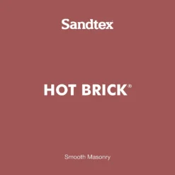 Sandtex Ultra Smooth Masonry Paint - Hot Brick - 150ml -Best Paint Shop 12804473 2064870269630594