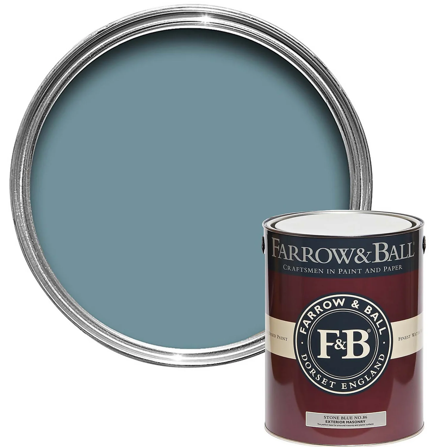 Farrow & Ball Exterior Masonry Stone Blue - 5L Farrow & Ball Exterior Masonry Stone Blue - 5L -Best Paint Shop 12804530 3474951869319539