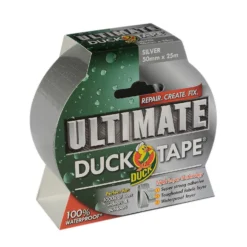 Duck Ultimate Tape Silver - 50mm X 25m