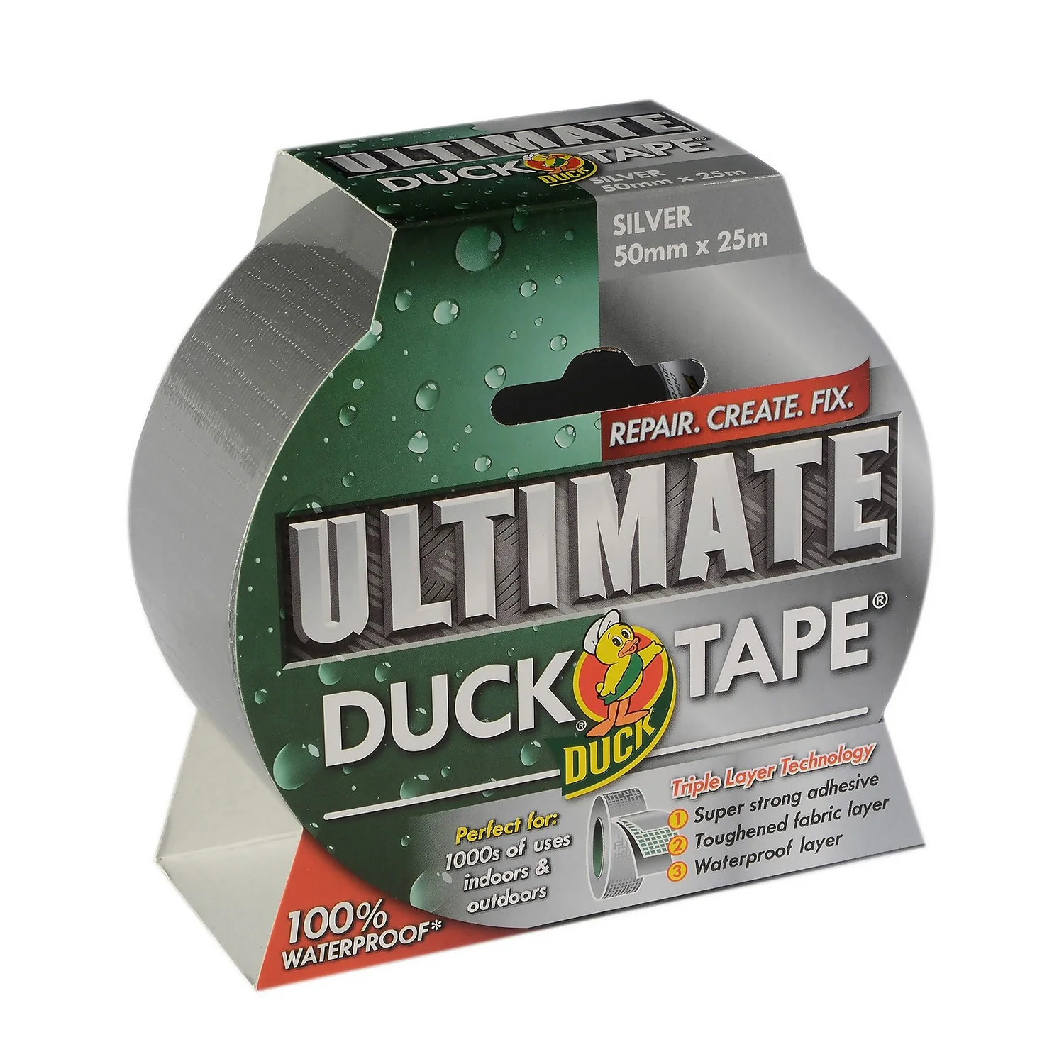 Duck Ultimate Tape Silver - 50mm x 25m Duck Ultimate Tape Silver - 50mm X 25m -Best Paint Shop 12804692 5394953473461065