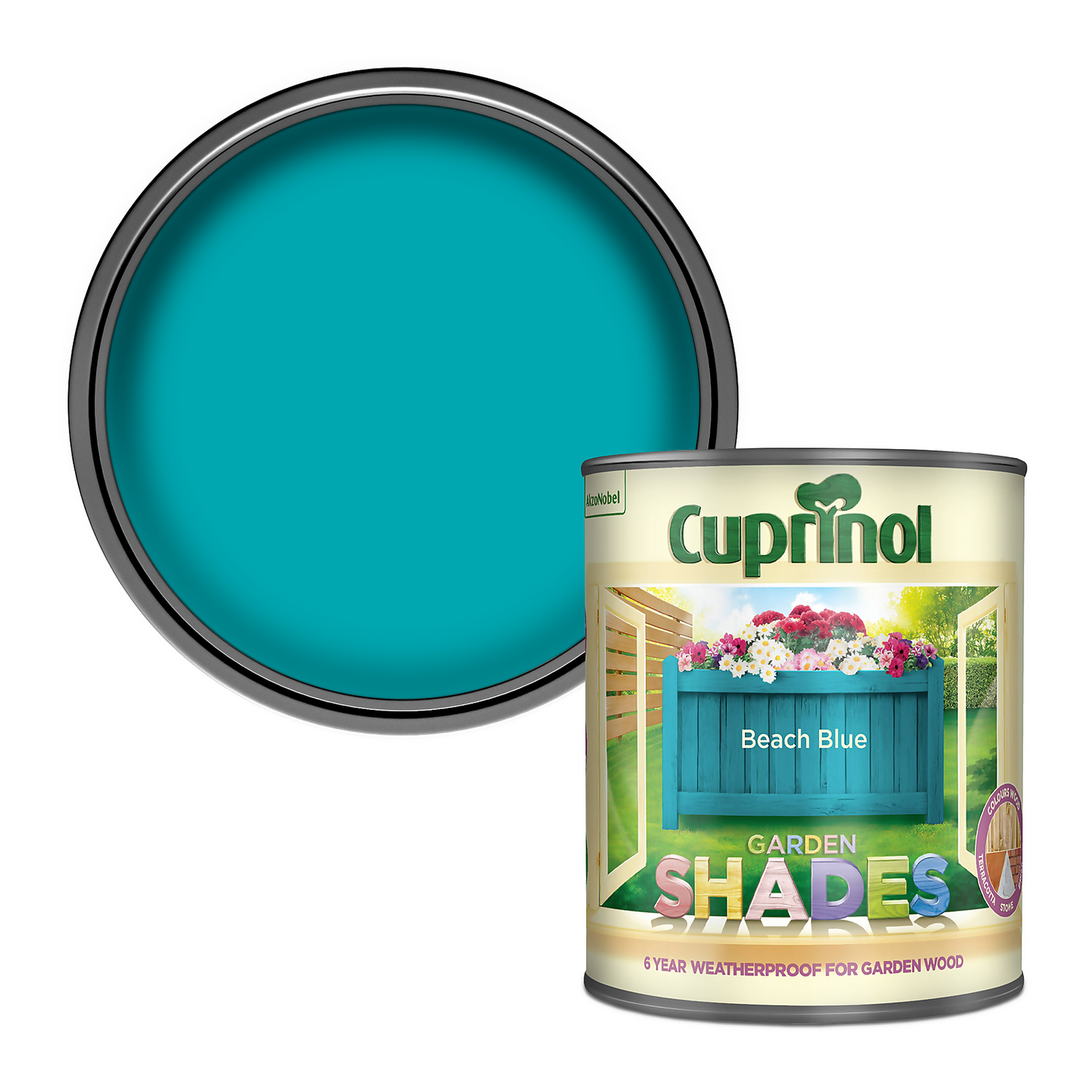 Cuprinol Garden Shades Beach Blue - 1L Cuprinol Garden Shades Beach Blue - 1L -Best Paint Shop 12804779 9094949840602938