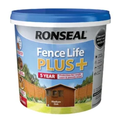 Ronseal Fence Life Plus Paint Medium Oak - 5L 4 Ronseal Fence Life Plus Paint Medium Oak - 5L -Best Paint Shop 12804791 1684942088346357