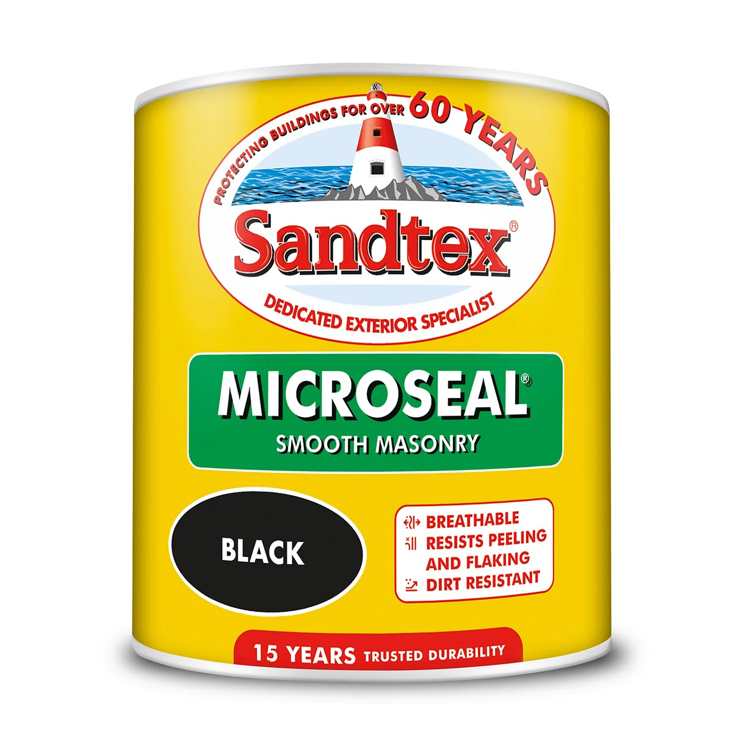Sandtex® Ultra Smooth Masonry Paint Black - 1L Sandtex® Ultra Smooth Masonry Paint Black - 1L -Best Paint Shop 12804807 8784870256229669