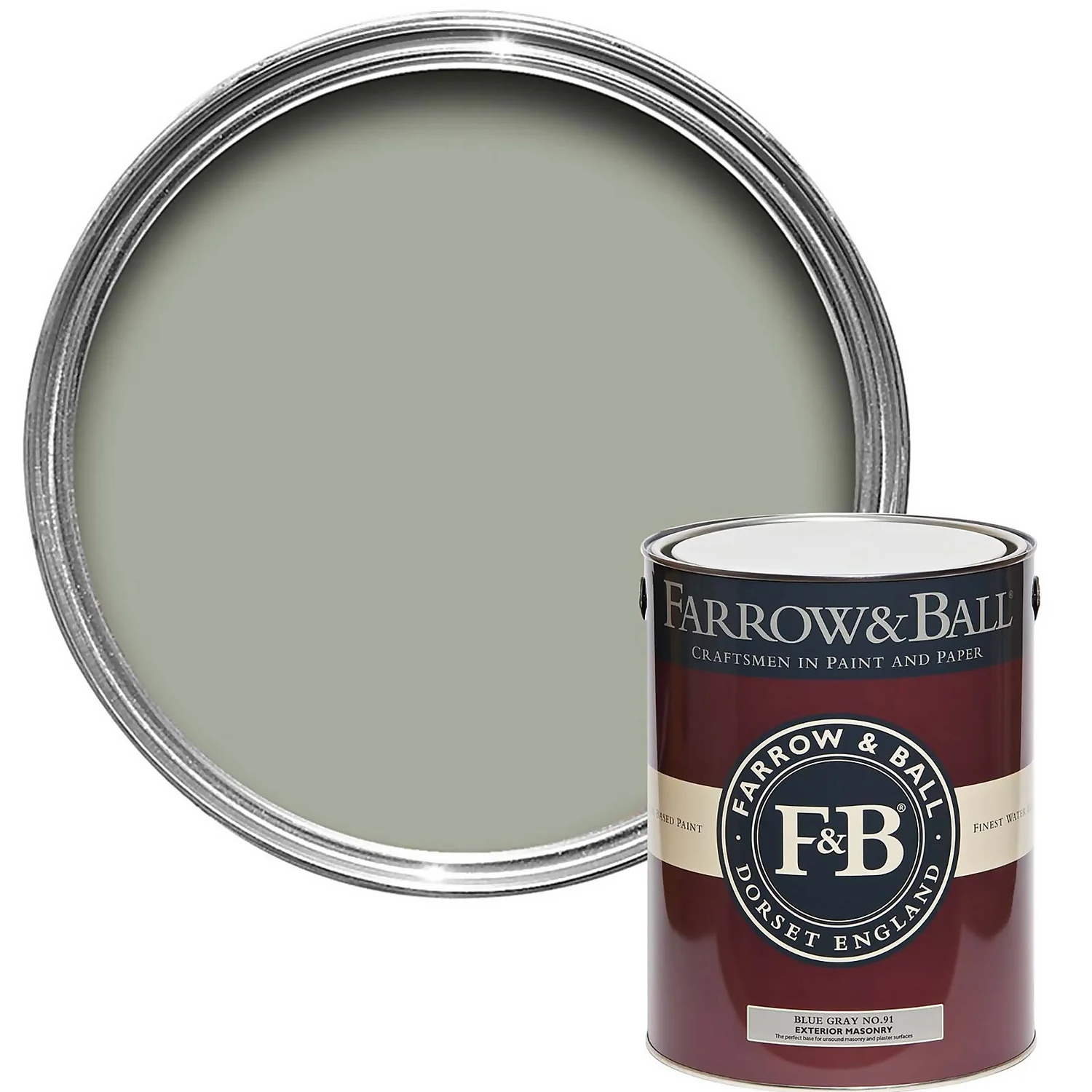 Farrow & Ball Exterior Masonry Paint Blue Gray - 5L Farrow & Ball Exterior Masonry Paint Blue Gray - 5L -Best Paint Shop 12805894 1204951869699459