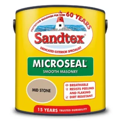 Sandtex® Ultra Smooth Masonry Paint Mid Stone - 2.5L 7 Sandtex® Ultra Smooth Masonry Paint Mid Stone - 2.5L -Best Paint Shop 12806232 1784870278619308