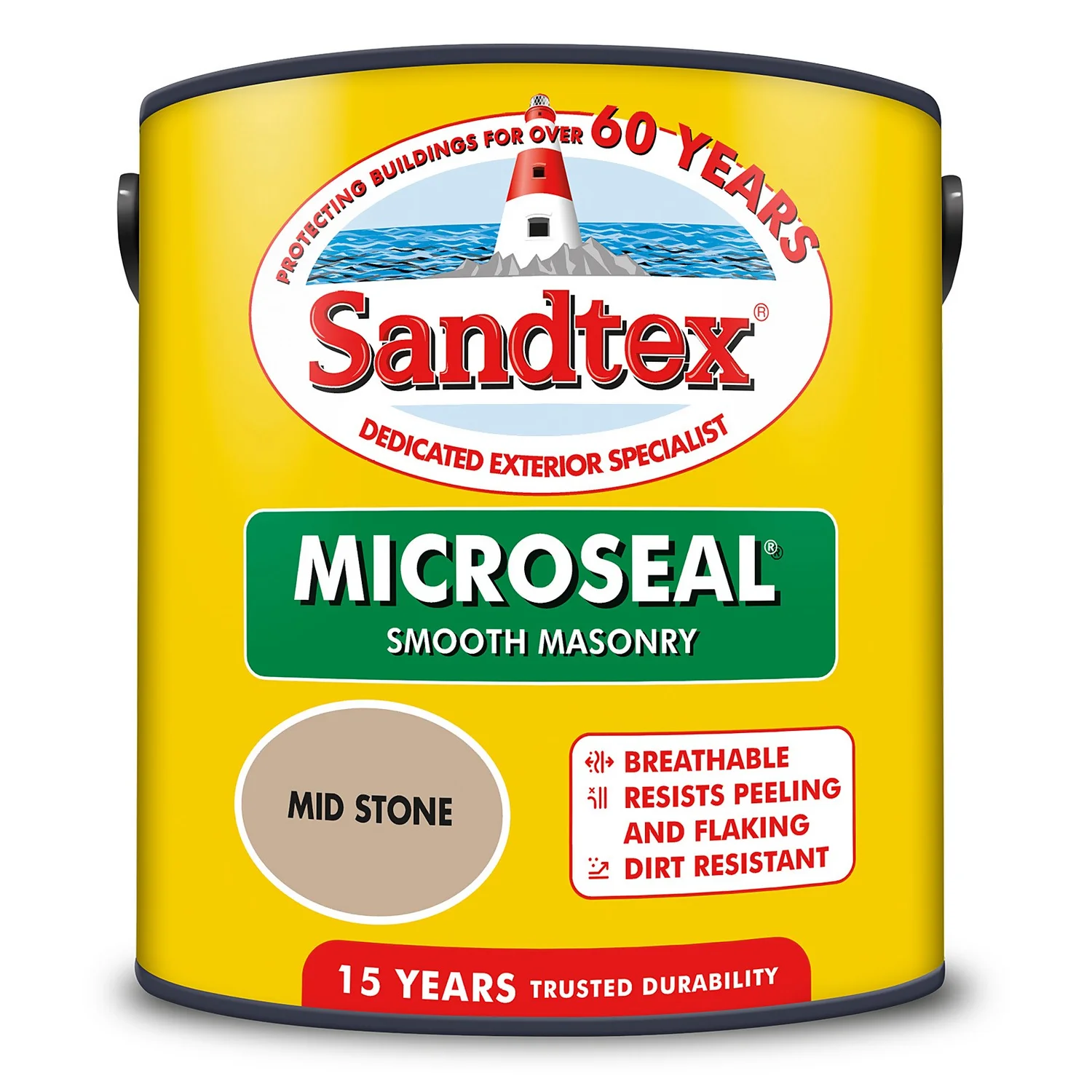 Sandtex® Ultra Smooth Masonry Paint Mid Stone - 2.5L Sandtex® Ultra Smooth Masonry Paint Mid Stone - 2.5L -Best Paint Shop 12806232 1784870278619308