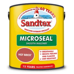 Sandtex® Ultra Smooth Masonry Paint Hot Brick - 2.5L -Best Paint Shop 12806363 2134870278631869