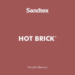 Sandtex® Ultra Smooth Masonry Paint Hot Brick - 2.5L -Best Paint Shop 12806363 9564870278666336