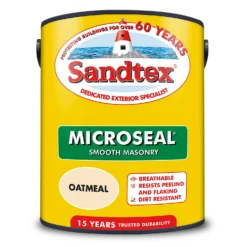 Sandtex® Ultra Smooth Masonry Paint Oatmeal - 5L -Best Paint Shop 12807180 1264871319408573