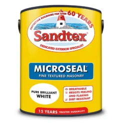 Sandtex® Textured Masonry Paint Pure Brilliant White - 5L -Best Paint Shop 12807345 1174871506146144