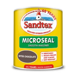 Sandtex® Ultra Smooth Masonry Paint Bitter Chocolate - 1L -Best Paint Shop 12807368 3614871561497143