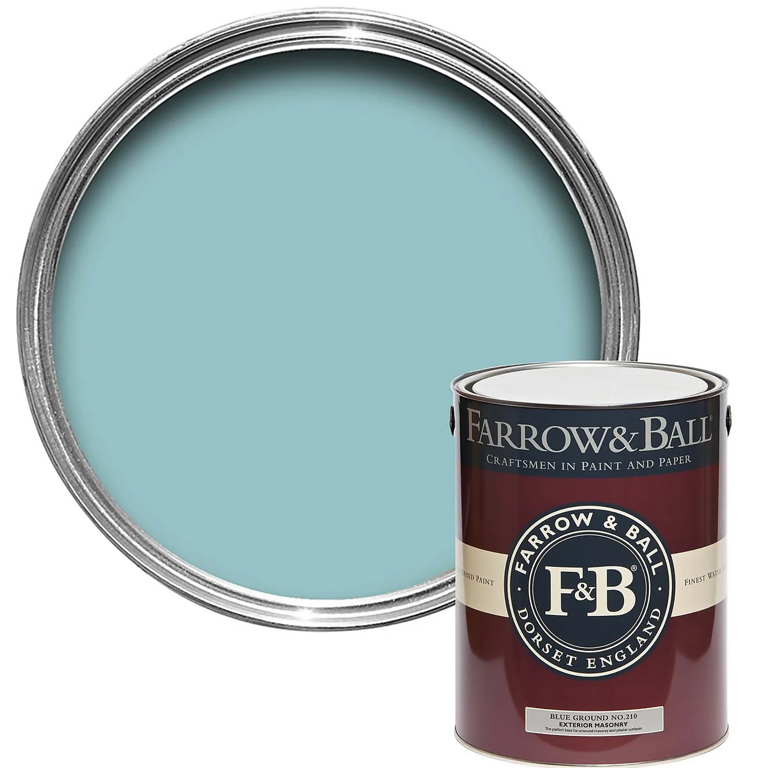 Farrow & Ball Exterior Masonry Blue Ground - 5L Farrow & Ball Exterior Masonry Blue Ground - 5L -Best Paint Shop 12807893 1784951870447923