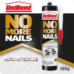 UniBond No More Nails Invisible Grab Adhesive Cartridge 285g