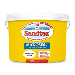 Sandtex® Textured Masonry Paint Pure Brilliant White - 10L -Best Paint Shop 12807988 1304871506135167
