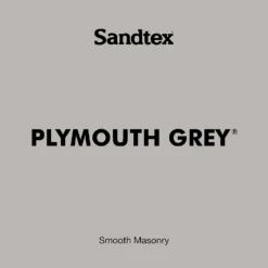 Sandtex Ultra Smooth Masonry Paint - Plymouth Grey - 150ml -Best Paint Shop 12808268 1064871499312978