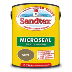 Sandtex® Ultra Smooth Masonry Paint Olive - 5L -Best Paint Shop 12808376 2034871500196217