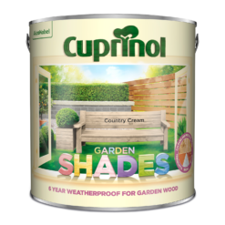 Cuprinol Garden Shades Country Cream - 2.5L -Best Paint Shop 12808695 1224949849694924