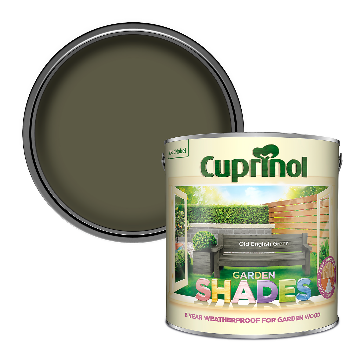 Cuprinol Garden Shades Old English Green - 2.5L Cuprinol Garden Shades Old English Green - 2.5L -Best Paint Shop 12808842 1594949841124863