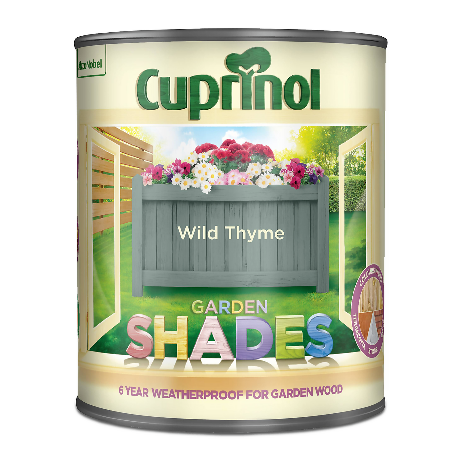 Cuprinol Garden Shades Paint Wild Thyme - 1L Cuprinol Garden Shades Paint Wild Thyme - 1L -Best Paint Shop 12809207 1984949841242973