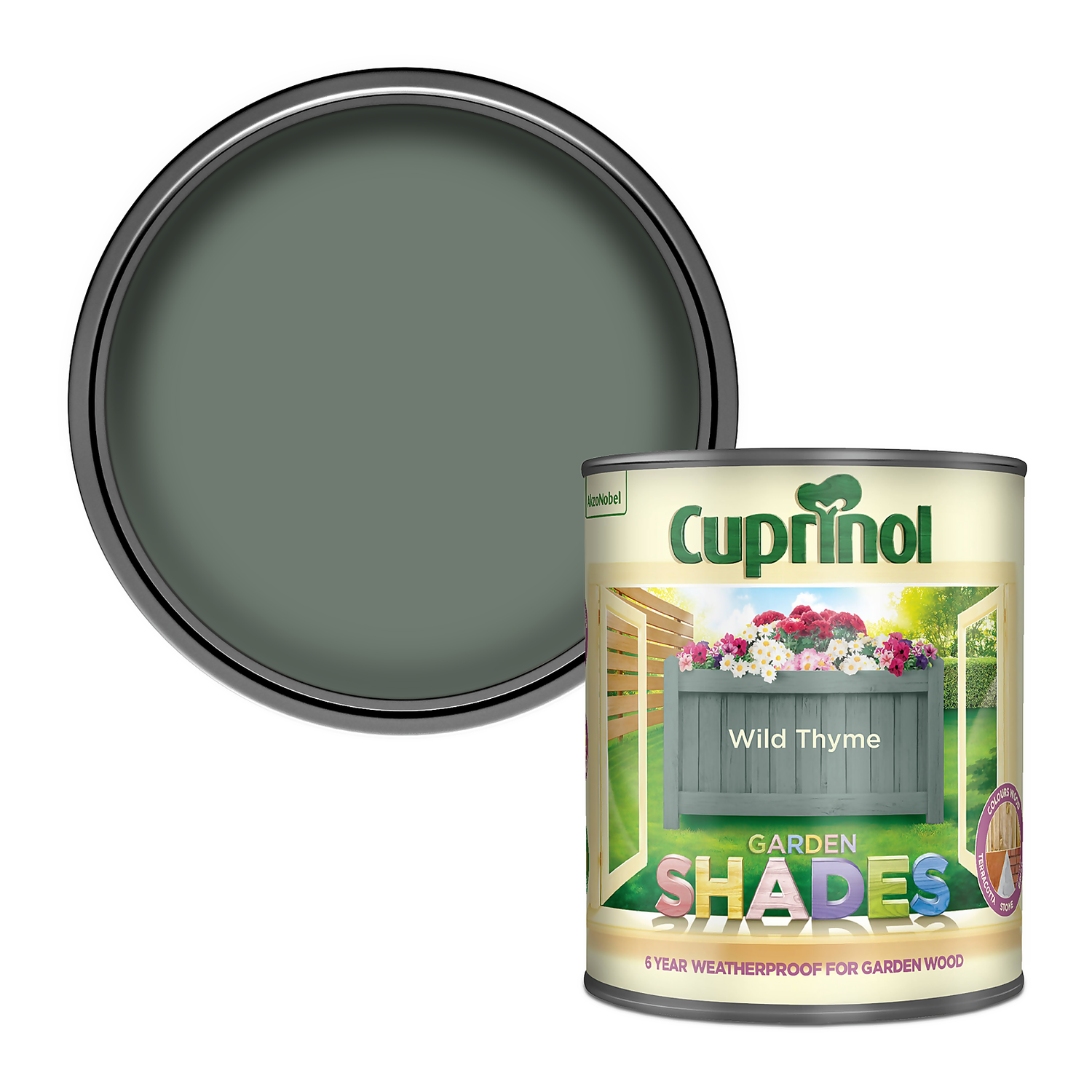 Cuprinol Garden Shades Paint Wild Thyme - 1L Cuprinol Garden Shades Paint Wild Thyme - 1L -Best Paint Shop 12809207 4224949841109503