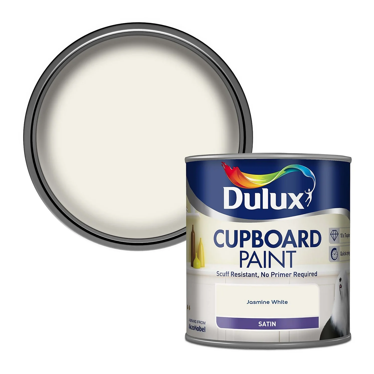 Dulux Realife Cupboard Paint Jasmine White - 600ml Dulux Realife Cupboard Paint Jasmine White - 600ml -Best Paint Shop 12809265 1304846182458739