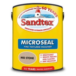 Sandtex® Textured Masonry Paint Mid Stone - 5L -Best Paint Shop 12809310 4794871505543900