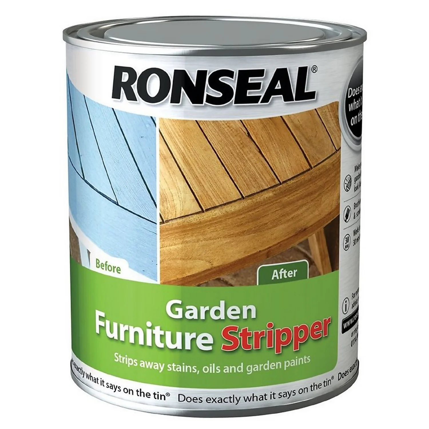 Ronseal Garden Furniture Stripper - 750ml Ronseal Garden Furniture Stripper - 750ml -Best Paint Shop 12809418 1324846156198386