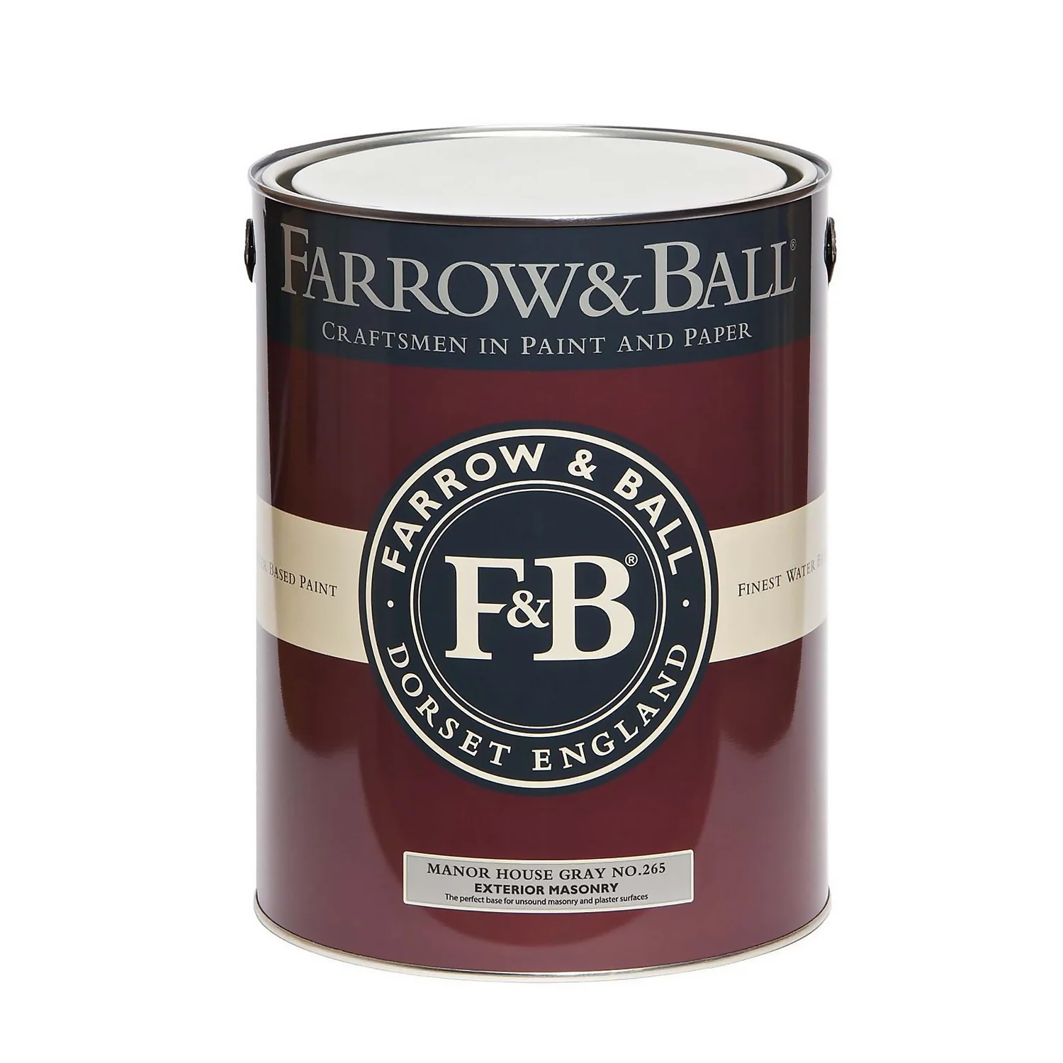 Farrow & Ball Exterior Masonry Paint Manor House Gray - 5L Farrow & Ball Exterior Masonry Paint Manor House Gray - 5L -Best Paint Shop 12809506 3504951872378903