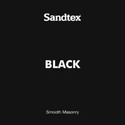Sandtex® Ultra Smooth Masonry Paint Black - 5L -Best Paint Shop 12810261 1354871319082608