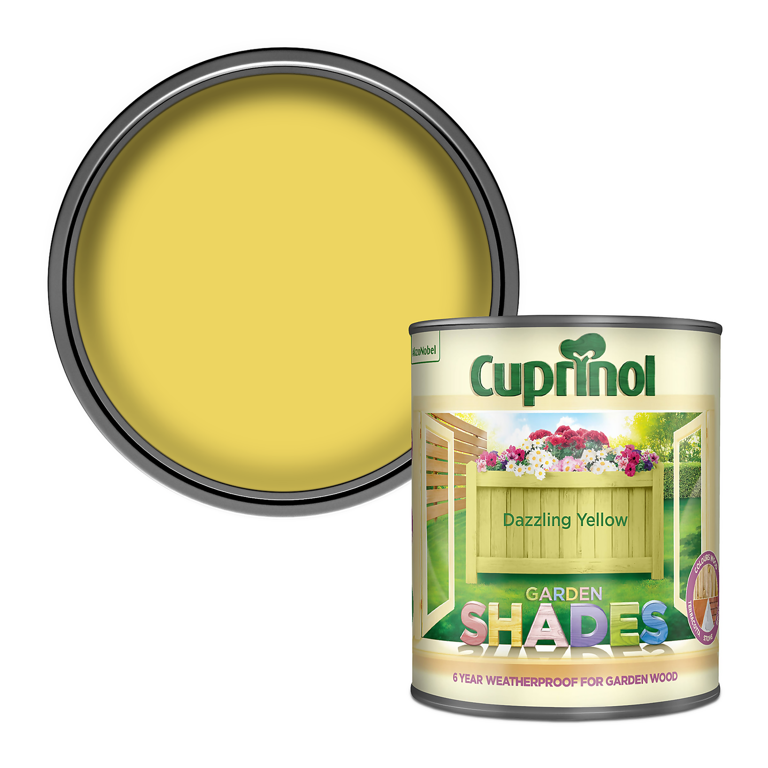 Cuprinol Garden Shades Dazzling Yellow - 1L Cuprinol Garden Shades Dazzling Yellow - 1L -Best Paint Shop 12810289 1424949841639921