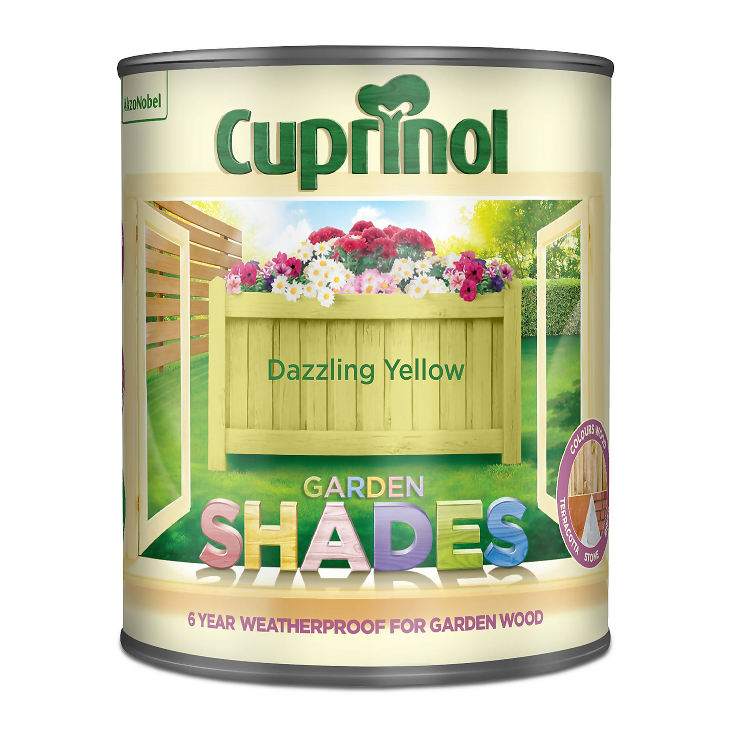 Cuprinol Garden Shades Dazzling Yellow - 1L Cuprinol Garden Shades Dazzling Yellow - 1L -Best Paint Shop 12810289 1464949841801993