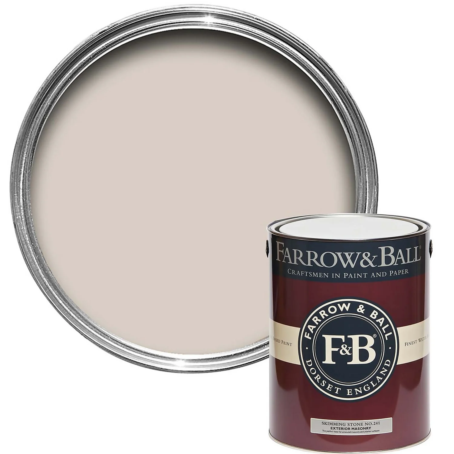 Farrow & Ball Exterior Masonry Paint Skimming Stone - 5L Farrow & Ball Exterior Masonry Paint Skimming Stone - 5L -Best Paint Shop 12810669 5404951874488494