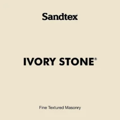 Sandtex® Textured Masonry Paint Ivory Stone - 5L -Best Paint Shop 12810846 1644871504147349
