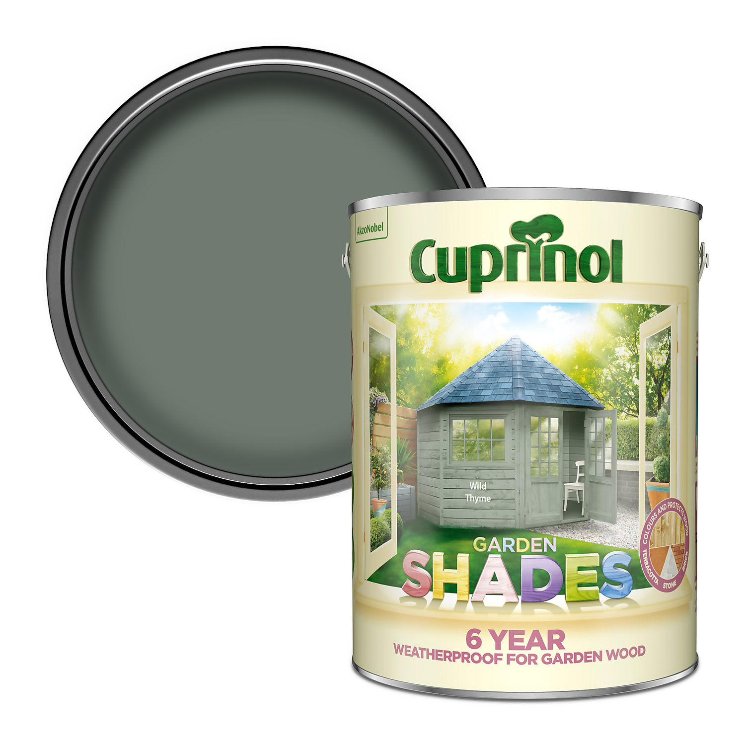 Cuprinol Garden Shades Paint Wild Thyme - 5L Cuprinol Garden Shades Paint Wild Thyme - 5L -Best Paint Shop 12811161 1624949841112200