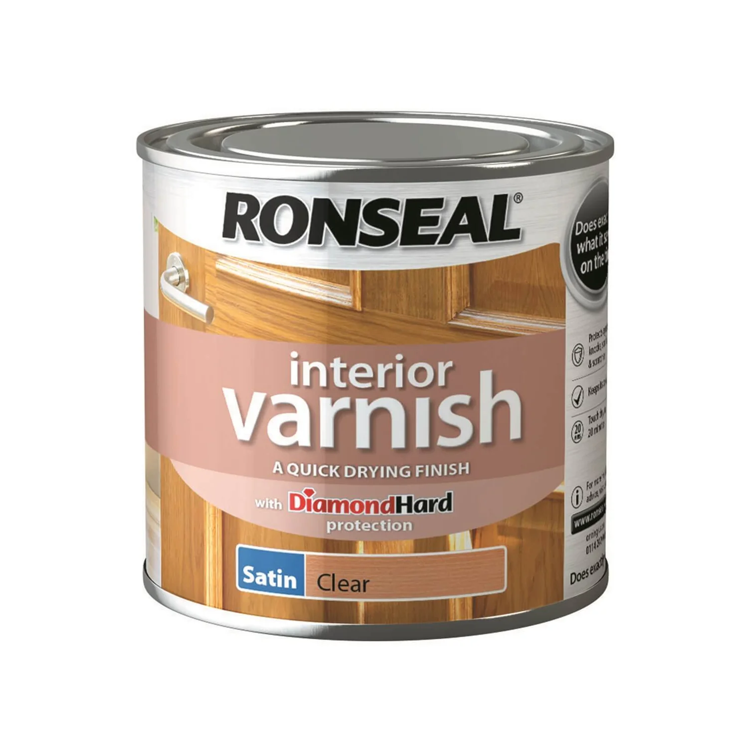 Ronseal Interior Varnish Satin - 250ml Ronseal Interior Varnish Satin - 250ml -Best Paint Shop 12811351 1394831961325345