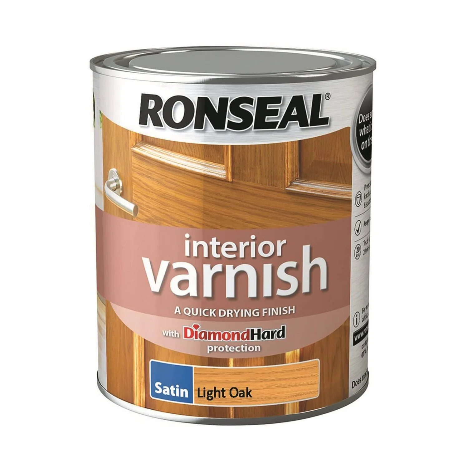 Ronseal Interior Varnish Satin Light Oak - 750ml Ronseal Interior Varnish Satin Light Oak - 750ml -Best Paint Shop 12811521 5444831955512761