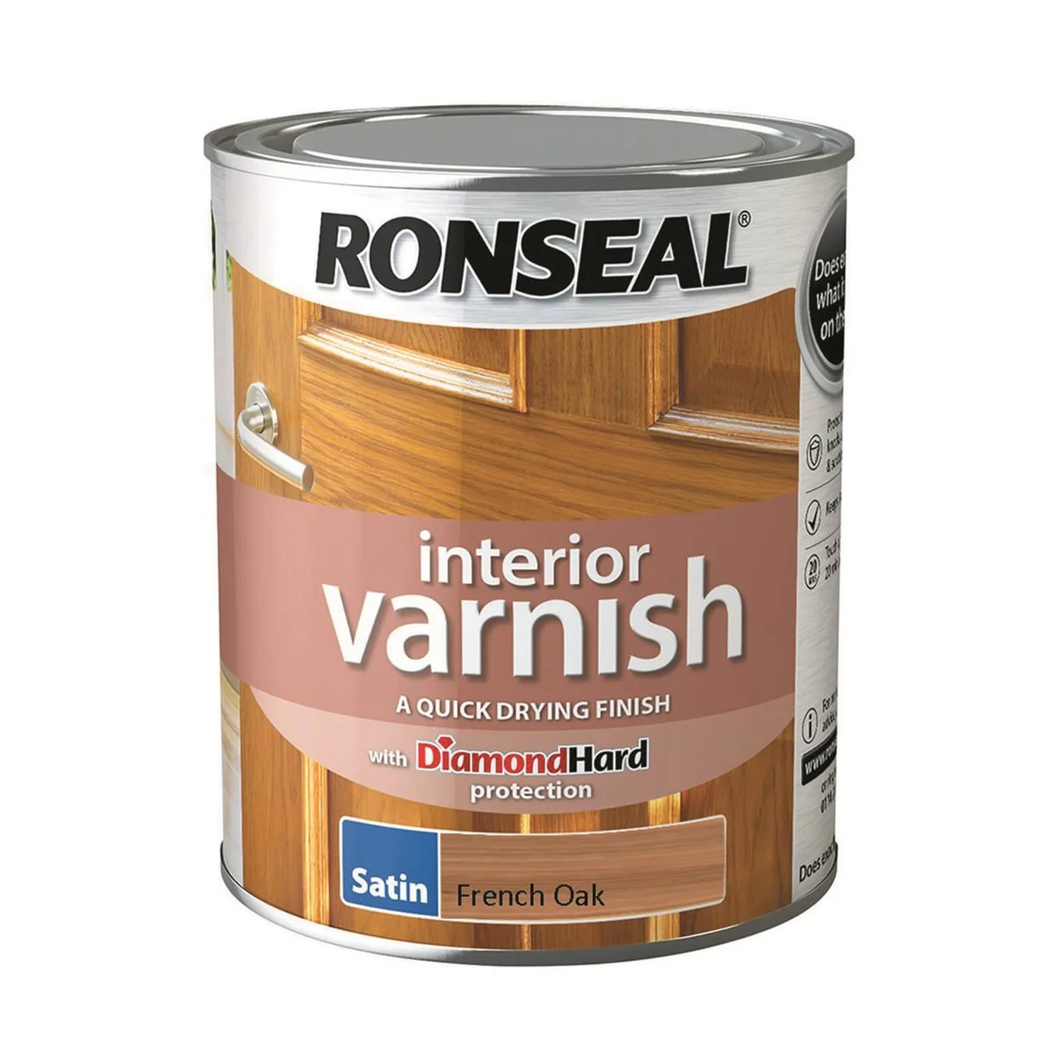 Ronseal Interior Varnish Satin French Oak - 750ml Ronseal Interior Varnish Satin French Oak - 750ml -Best Paint Shop 12811583 4834831943395296