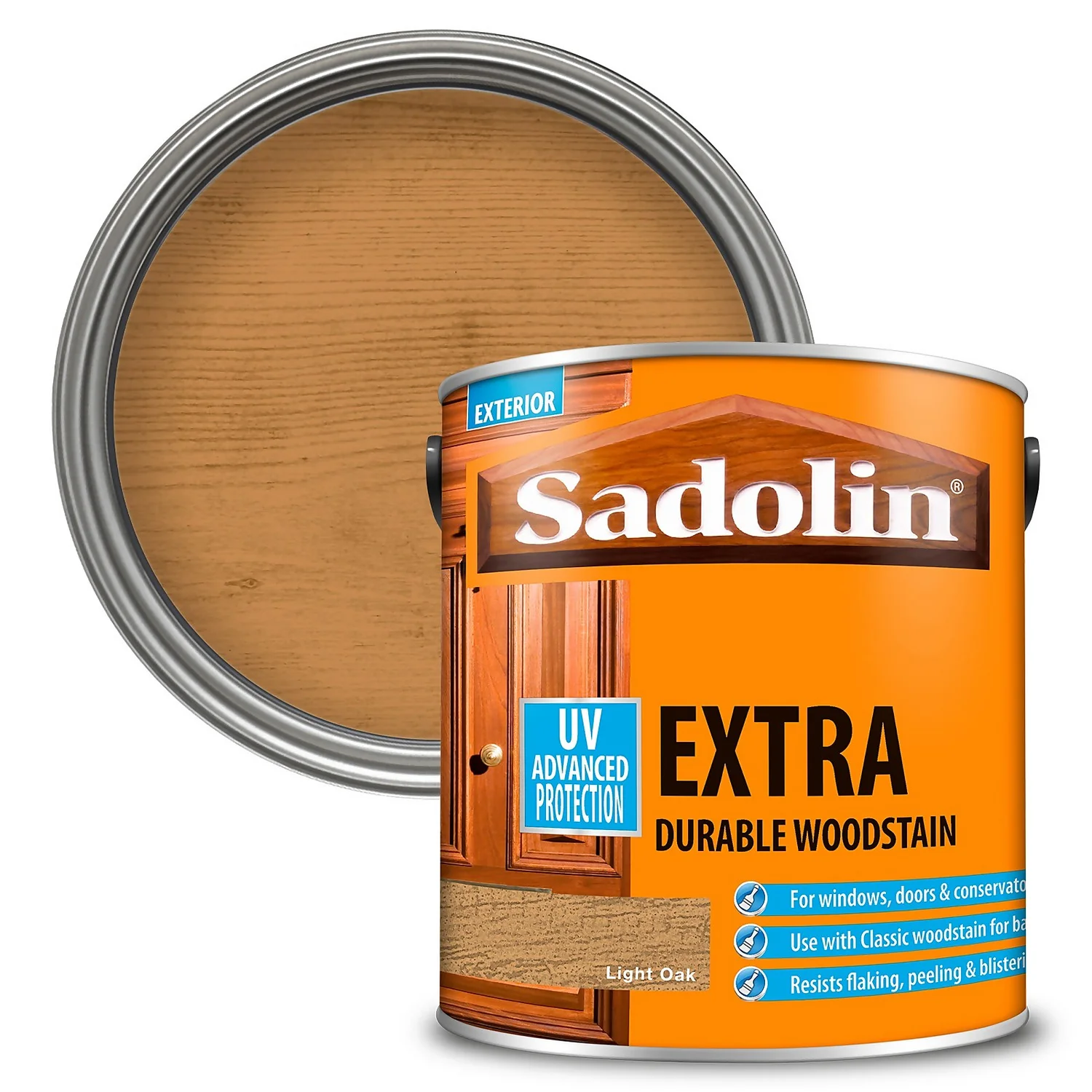 Sadolin Extra Durable Woodstain Light Oak - 2.5L Sadolin Extra Durable Woodstain Light Oak - 2.5L -Best Paint Shop 12812250 1214951406063751