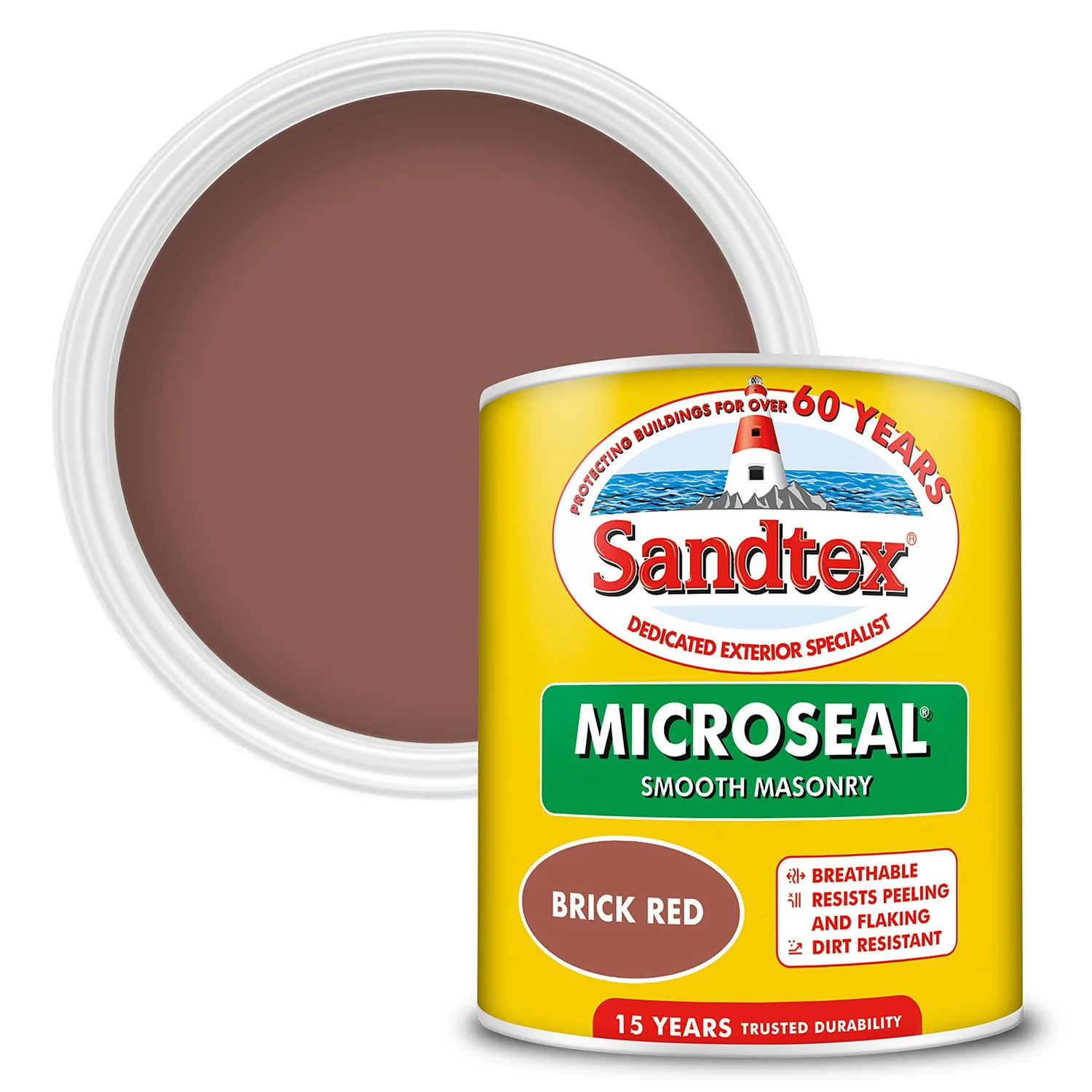 Sandtex® Ultra Smooth Masonry Paint Brick Red - 1L Sandtex® Ultra Smooth Masonry Paint Brick Red - 1L -Best Paint Shop 12813204 2484871562713586