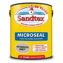 Sandtex® Textured Masonry Paint Plymouth Grey - 5L -Best Paint Shop 12813211 1874871565749772