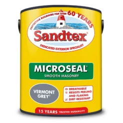 Sandtex® Ultra Smooth Masonry Paint Vermont Grey - 5L -Best Paint Shop 12813516 8494871567061141