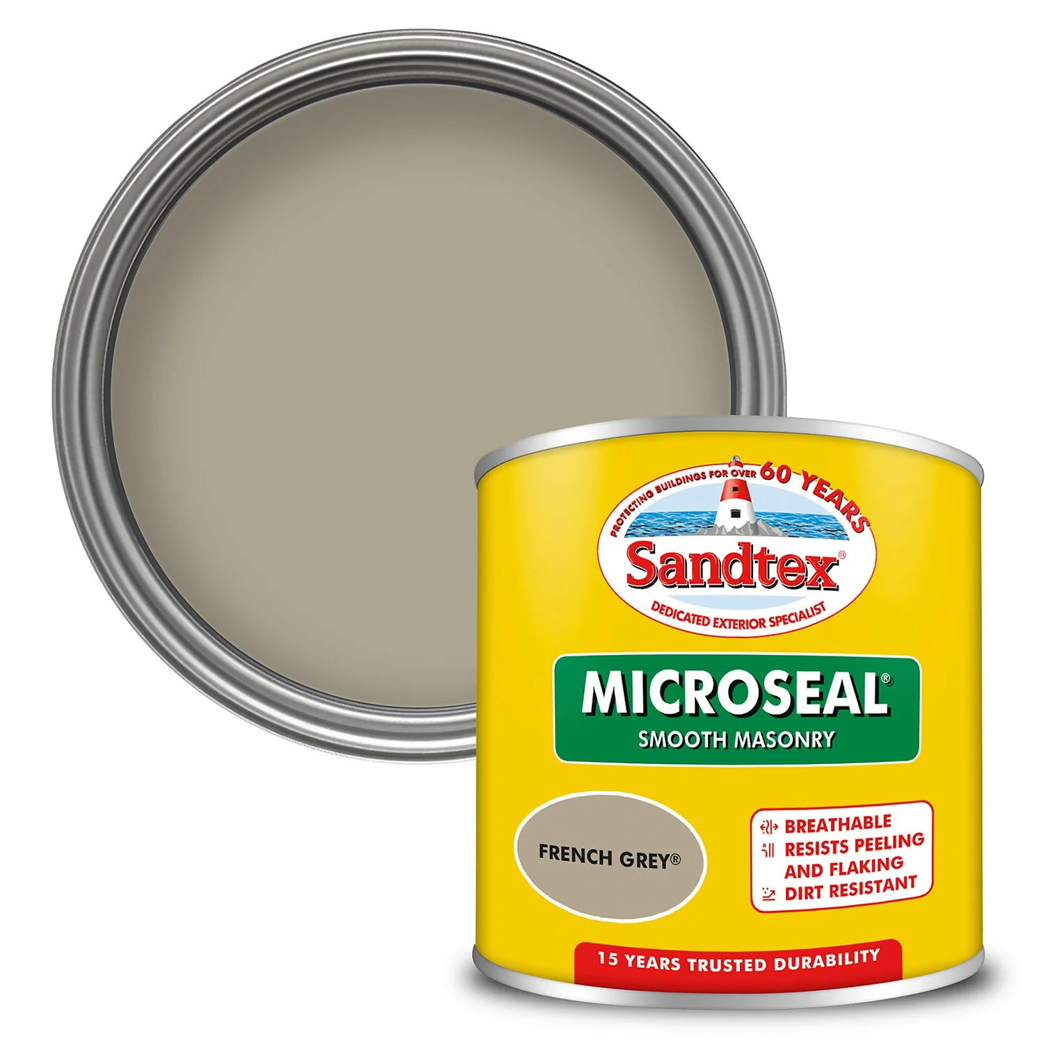 Sandtex Ultra Smooth Masonry Paint - French Grey - 150ml Sandtex Ultra Smooth Masonry Paint - French Grey - 150ml -Best Paint Shop 12813519 1364871811953907