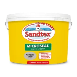 Sandtex® Ultra Smooth Masonry Paint Plymouth Grey - 10L -Best Paint Shop 12813521 3924871813139414